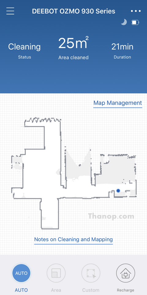 ECOVACS DEEBOT OZMO 930 App Interface Main Floor 2