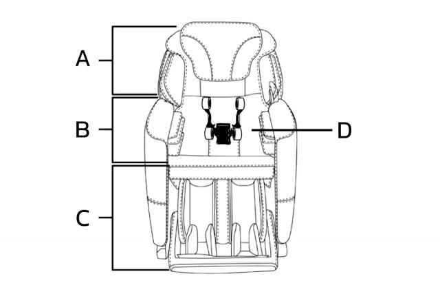 RESTER ARENA EC-355A Component Massage Mechanism