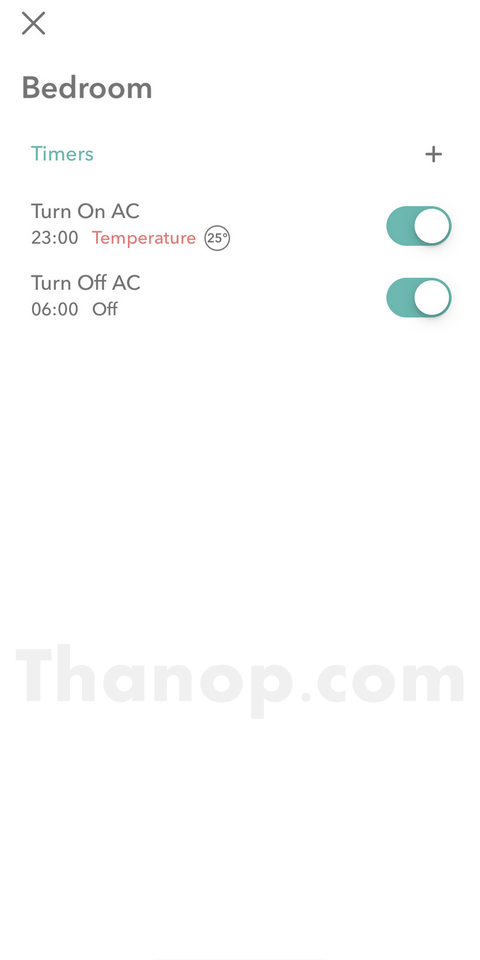 Ambi Climate 2 App Interface Device Timers