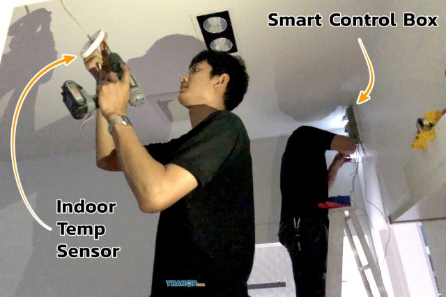 SCG Active AIRflow™ System Smart Control Box and Indoor Temperature Sensor Installation