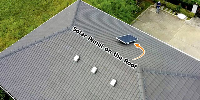 SCG Active AIRflow™ System Solar Panel on the Roof