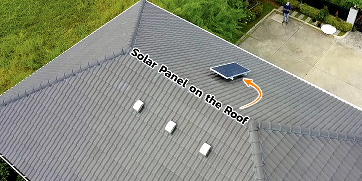SCG Active AIRflow™ System SRTV Solar Roof Tile Ventilator Outdoor View