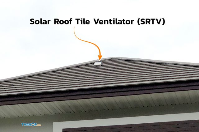 SCG Active AIRflow™ System SRTV Solar Roof Tile Ventilator Outdoor View