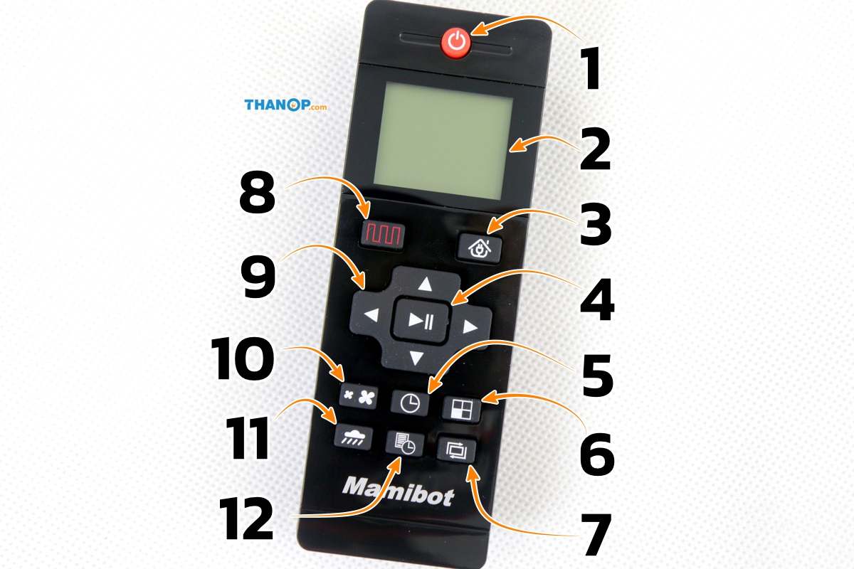 mamibot-exvac660-platinum-component-remote-control