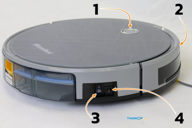 Mamibot EXVAC660 Platinum Component Top and Side