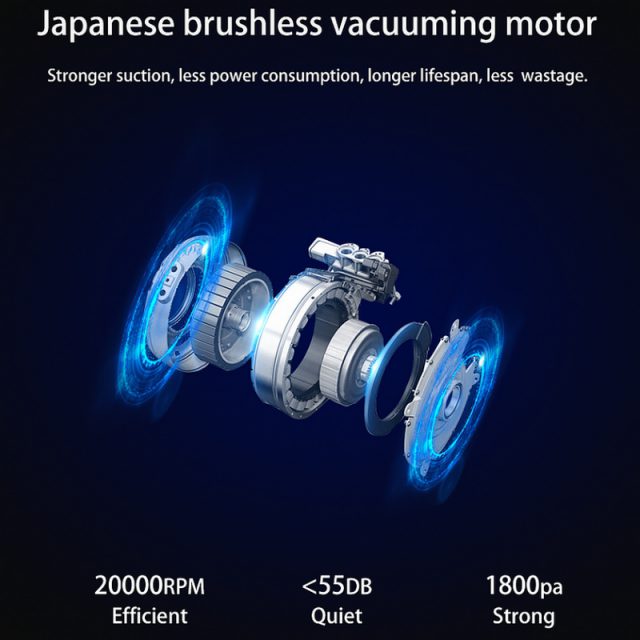 Mamibot EXVAC660 Platinum Feature Japanese Brushless DC Motor