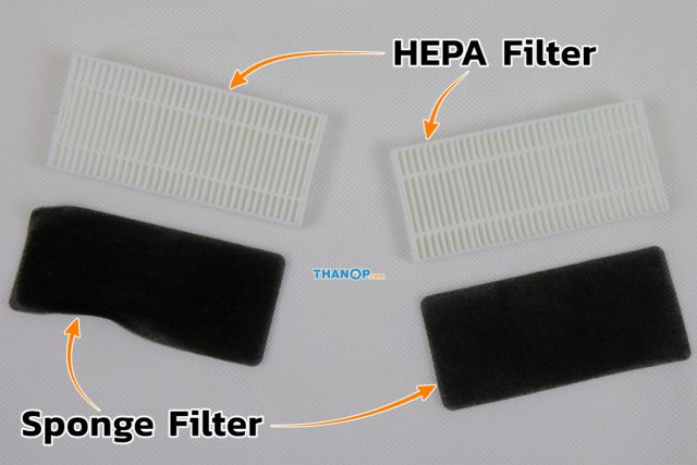 Mamibot EXVAC660 Platinum HEPA Filter and Sponge Filter