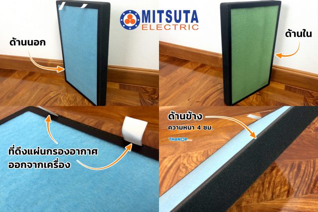 MITSUTA MAP450 All-in-One Air Filter Detail