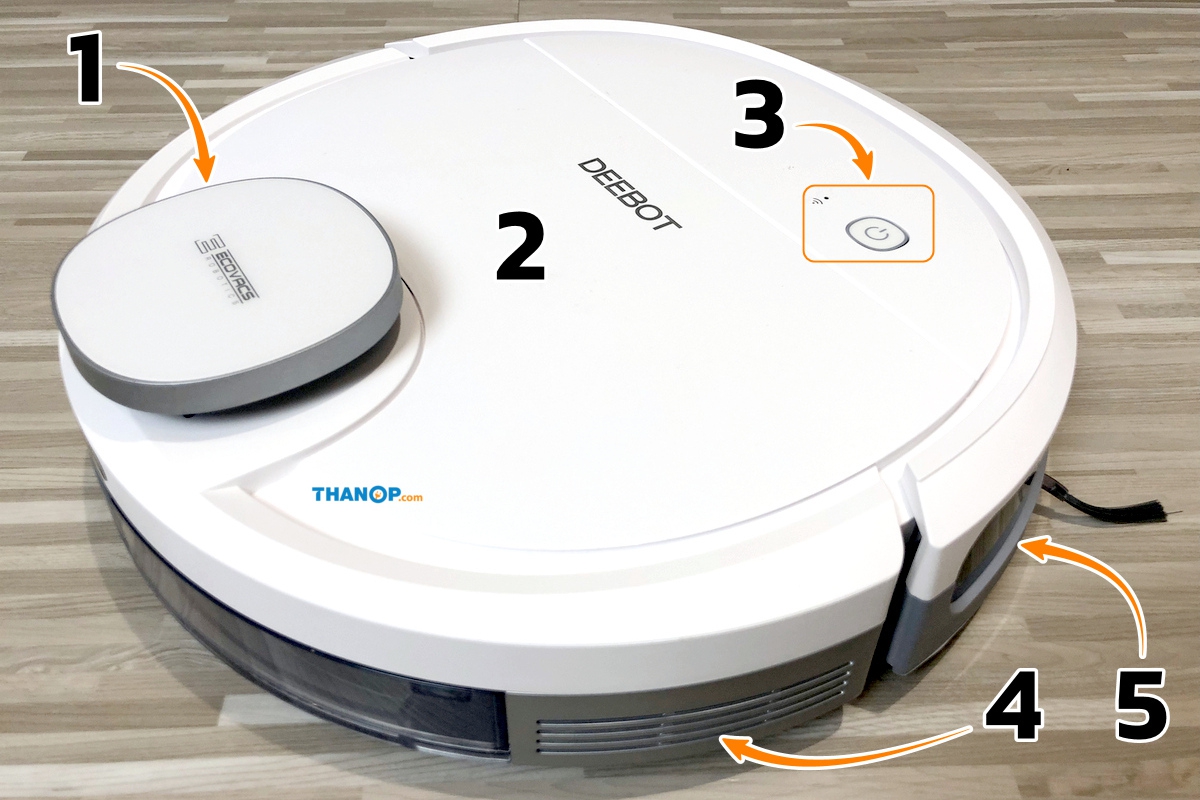 ECOVACS DEEBOT OZMO 900 Dustbin Detail and Removal