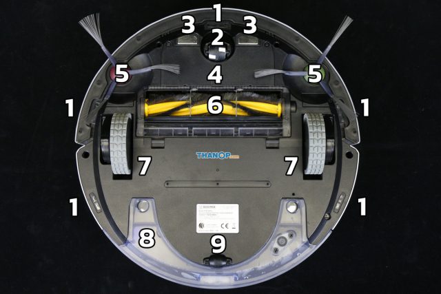 ECOVACS DEEBOT OZMO 900 Component Underside