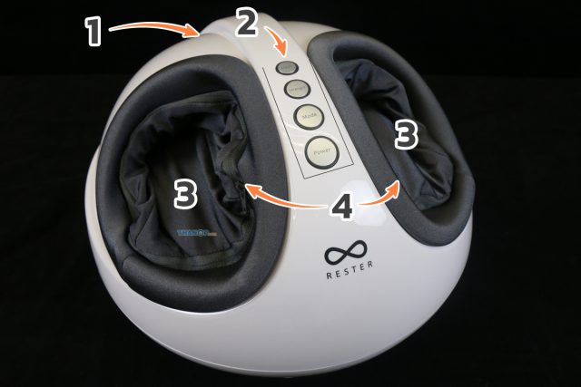 RESTER iStepp E-8099 Component Top and Side