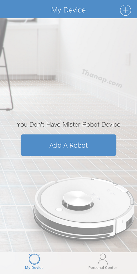 Mister Robot Hybrid LASER Map App Add a Robot