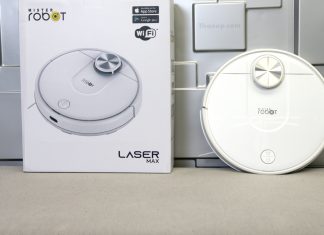 Mister Robot LASER Max หุ่นยนต์ดูดฝุ่น ที่แยกเป็น หุ่นยนต์ถูพื้นอย่างเดียวได้ Mister Robot LASER MAX Featured Image