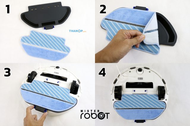 Mister Robot LASER MAX Microfiber Cloth and Plate Installation