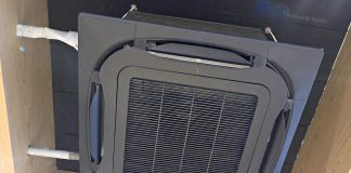 แอร์ฝังฝ้าเพดาน คืออะไร ? มีข้อดี ข้อเสีย ปัญหาในการติดตั้ง เป็นอย่างไร ? Cassette Type Air Conditioner Featured Image