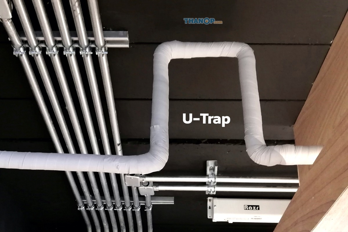 cassette-type-air-conditioner-liquid-line-set-u-trap