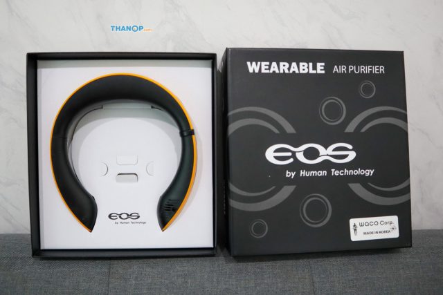 EOS Wearable Air Purifier WAP-10 Box Unpacked