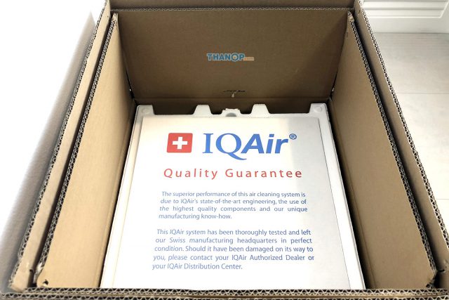 IQAir HealthPro 250 Box Unpacked