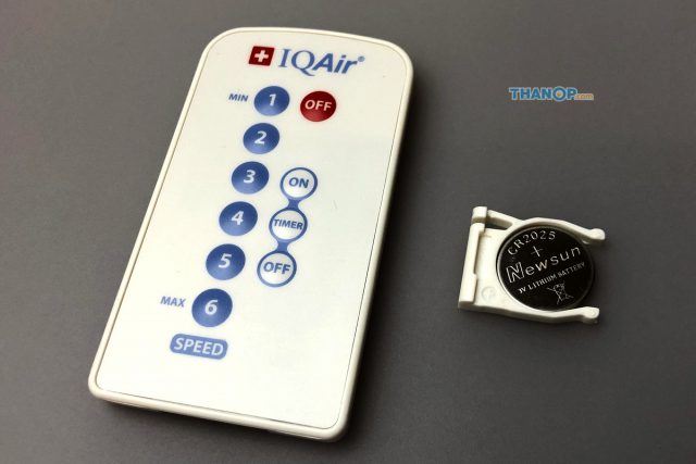 IQAir HealthPro 250 Remote Control and Battery