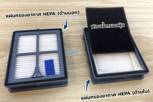 HOMU UV Vacuum Cleaner HEPA Filter and Sponge Filter