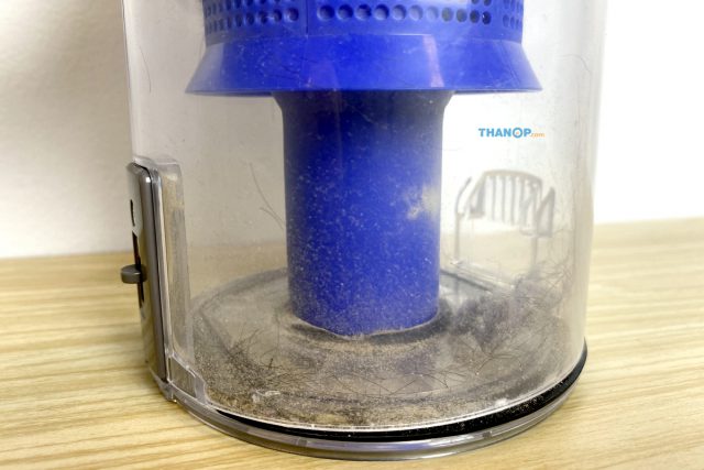 JOWSUA Cyclone Vacuum Cleaner Dust Canister After Used First Times