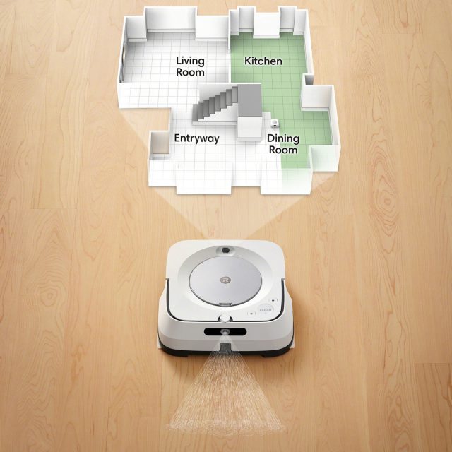 iRobot Braava jet m6 Feature Imprint Smart Mapping Navigation System