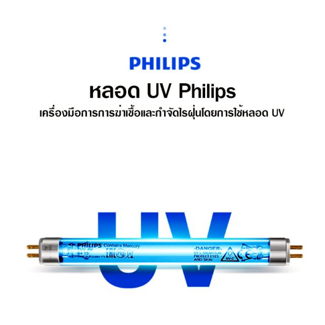 HOMU UV Cordless Vacuum Cleaner Feature Philips UV Sterilizing Lamp