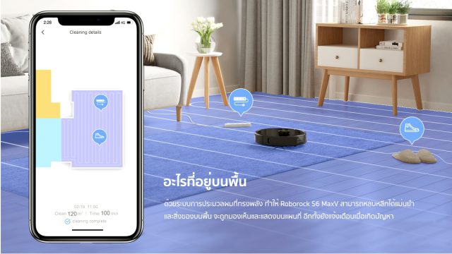 Xiaomi Roborock S6 MaxV Feature What's on the Floor