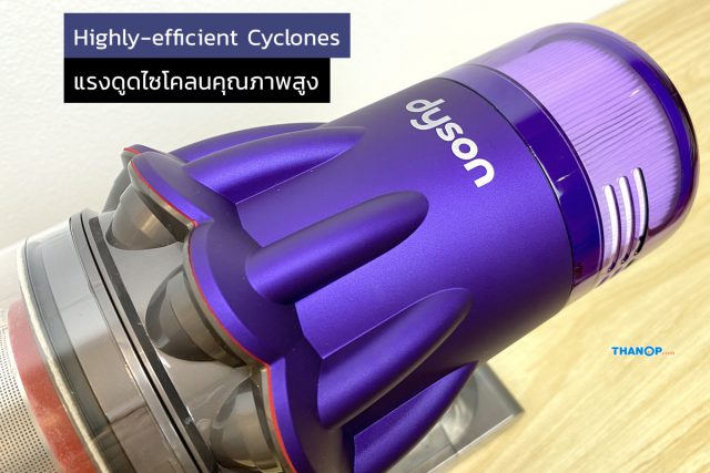 Dyson Digital Slim Feature Highly-Efficient Scrolled Cyclones