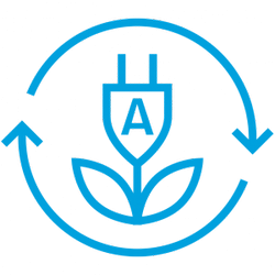 LightAir IonFlow Evolution Feature Energy Saving Pictogram