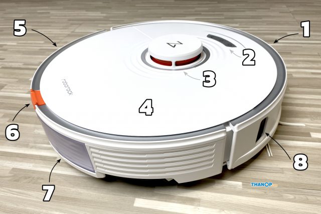 Roborock S7 Component Top and Side