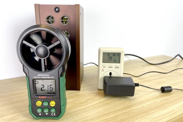 Salir Negative Ion Air Purifier Wind Speed Test