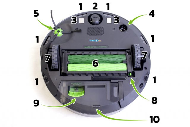 iRobot Roomba j7 Plus Component Underside