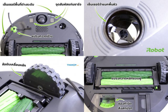 iRobot Roomba j7 Plus Underside Detail